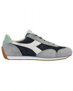 Diadora Scarpe Basse Equipe Suede SW Unisex Uomo Adulto Sneakers in Tela Suede Grigio Blu 42