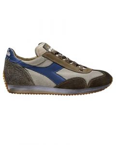 Diadora Heritage Scarpe Equipe Dirty SW Evo Sneaker Casual Unisex Tela Grigio Scuro 45