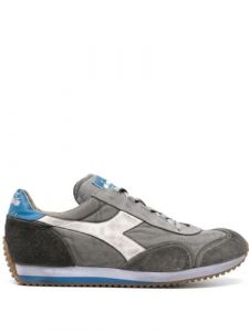 Diadora Scarpe Heritage Equipe H Dirty Stone Wash Evo Sneaker Unisex Colore Grigio Cielo d'inverno (40)