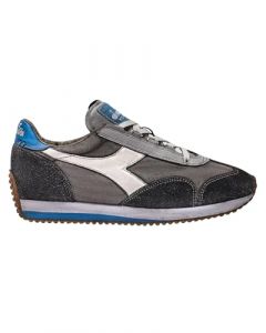 Diadora Scarpe Heritage Equipe H Dirty Stone Wash Evo Sneaker Unisex Colore Grigio Cielo d'inverno (42.5)