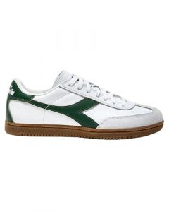 Diadora Scarpe Trainer Sneakers Uomo 100% Pelle Bianco/Verde 40