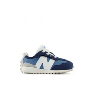 New Balance Kids' 327 NEW-B HOOK & LOOP in Blu/Grigio