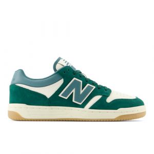 New Balance Unisex 480 in Verde/Beige