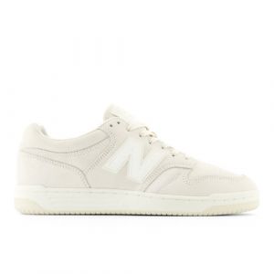 New Balance Unisex 480 in Beige/Bianca