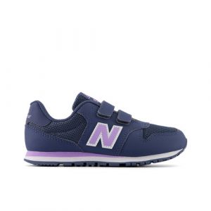 New Balance Bambino 500 Hook & Loop in Blu/Viola