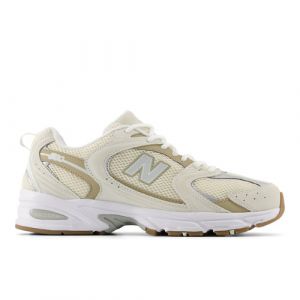 New Balance Unisex 530 in Beige/Bianca