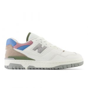 New Balance Unisex 550 in Bianca/Blu/Verde