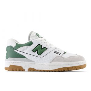 New Balance Unisex 550 in Bianca/Verde/Grigio