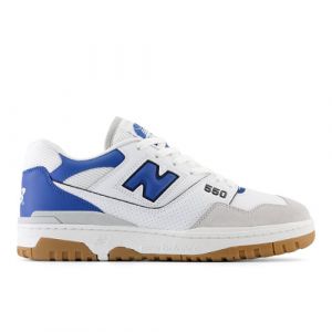 New Balance Unisex 550 in Bianca/Blu/Grigio