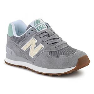 New Balance WL574RB Grigio Giallo Verde Grigio Giallo/40