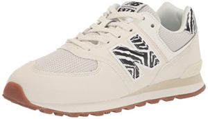 New Balance Girls 574 V1 Animal Lace-Up Sneaker