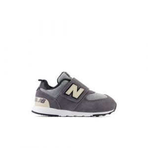 New Balance Bambino 574 NEW-B HOOK & LOOP in Grigio/Beige