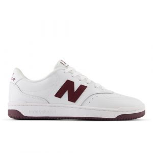 New Balance Unisex BB80 in Bianca/Rossa