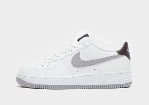 Nike Air Force 1 Junior, White/Burgundy Ash/Royal Pulse/Cement Grey