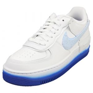 Nike Donna Air Force 1 Shadow White/Royal Tint-Racer Blue (FJ4567 100)