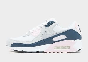 Nike Air Max 90, White/Pink Foam/Armoury Navy/Wolf Grey