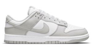 Nike dunk low retro uomo grigio bianco scarpe sportswear