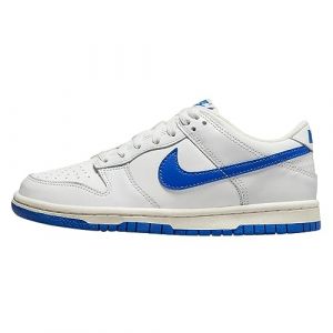 Nike Scarpe Dunk Low GS Bianco/Blu Unisex Adulto (38)