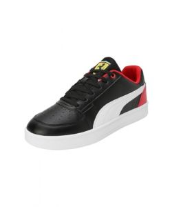 PUMA Sneaker Scuderia Ferrari Caven 2.0 40.5 Black White Rosso Corsa Red