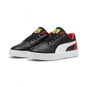 PUMA Sneaker Scuderia Ferrari Caven 2.0 per Ragazzi 38 White Black Rosso Corsa Red