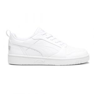 Puma Scarpe da ginnastica basse da uomo Rebound V6 con lacci casual - bianco