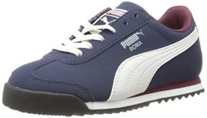 Puma Roma SL Navy Youths Trainers Size 4 UK