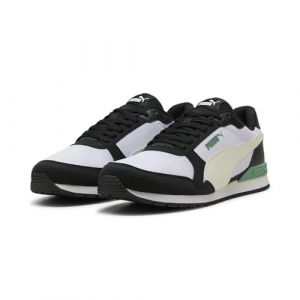 PUMA Scarpe da Ginnastica ST Runner v3 in Rete 41 White Alpine Snow Black Archive Green