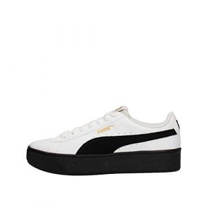 Puma Sneakers Vikky Platform L Bianco-Nero 364893-04 (38 - Bianco)