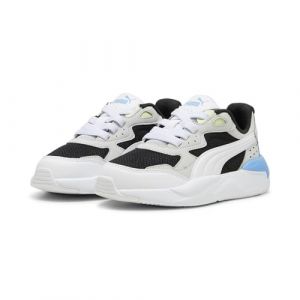 PUMA Scarpe da Ginnastica X-Ray Speed AC da Bambino 34 Black White Glacial Gray Cool Cucumber