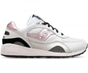 Saucony Shadow 6000 Leather White/Pink - 39 EU