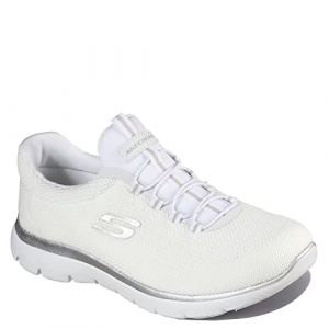 Skechers Summits-Cool Classic White/Silver 5 C - Wide