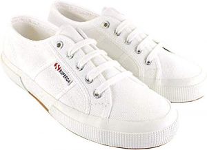 Superga Scarpe da Ginnastica da Donna 2750 Cotu Classic Canvas Plimsoll con Lacci