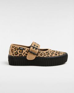 VANS Scarpe Mary Jane Creeper (leopard) Unisex Marrone, Taglia 46