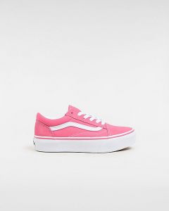 VANS Scarpe Bambino/a Old Skool Platform (8-14 Anni) (honey Suckle) Youth Rosa, Taglia 38.5