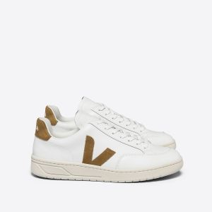 Veja Sneakers In Pelle V-12 Bianco Uomo Taglie 46