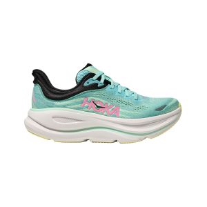 Scarpe Hoka Bondi 9 Verde Rosa SS25 Donna