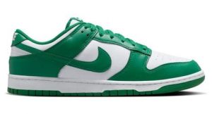 Nike dunk low retro white green uomo