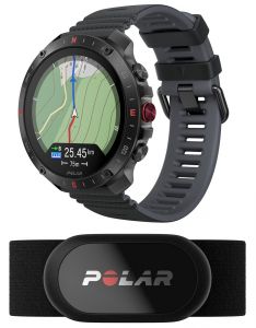 Polar - Orologio GPS con cintura cardio - Polar Grit X2 Pro Black + H10  - Nero