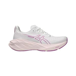 Scarpe da corsa Asics Novablast 4 bianco rosa  da donna