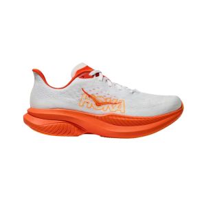 Scarpa Hoka Mach 6 Bianco Arancione
