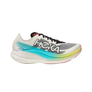 Scarpe Hoka Rocket X 2 Bianco Blu Unisex