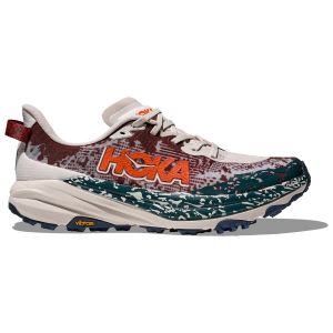 HOKA Speedgoat 6 Scarpe per trail running Uomo (14 - Regular, grigio)