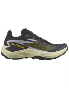 Salomon - Scarpe da trail running - Genesis W Black/Sulphur Spring/Orchid Petal per Donne 
