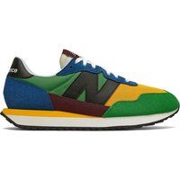 Sneakers 237 Suede Mesh Verde Nero Giallo Uomo 