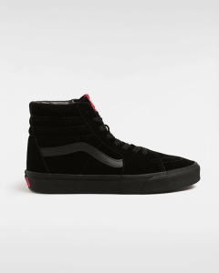 Vans - Scarpe Sk8-Hi in pelle scamosciata, Uomo, Nero, Taglia: 49