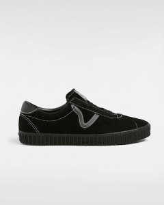 Vans - Scarpe in pelle scamosciata Sport Low Creeper, Uomo, Nero, Taglia: 34.5