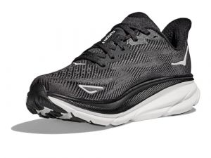 HOKA One One 1127896-BWHT Clifton 9 Black/White Women's Scarpe Taglia US 9