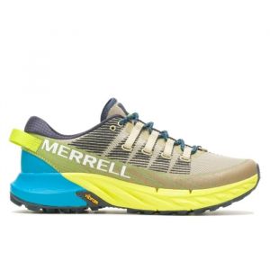 Merrell Agility Peak 4 - Scarpe da Trail Running Donna, Giallo/Marrone/Blu, Taglia 40