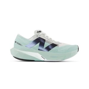 Scarpe New Balance FuelCell Rebel v4 verdi bianche SS25