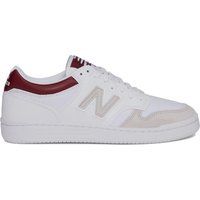  Bb 480 Mesh Lea Bianco Bordo' - Sneakers Uomo 